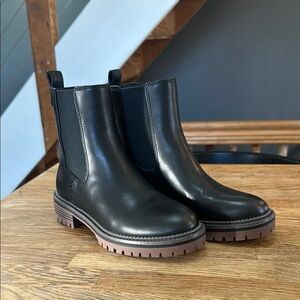 crown vintage gilian chelsea boot black size 7